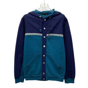DM0114 Louis Vuitton Hooded Button-Up Jacket